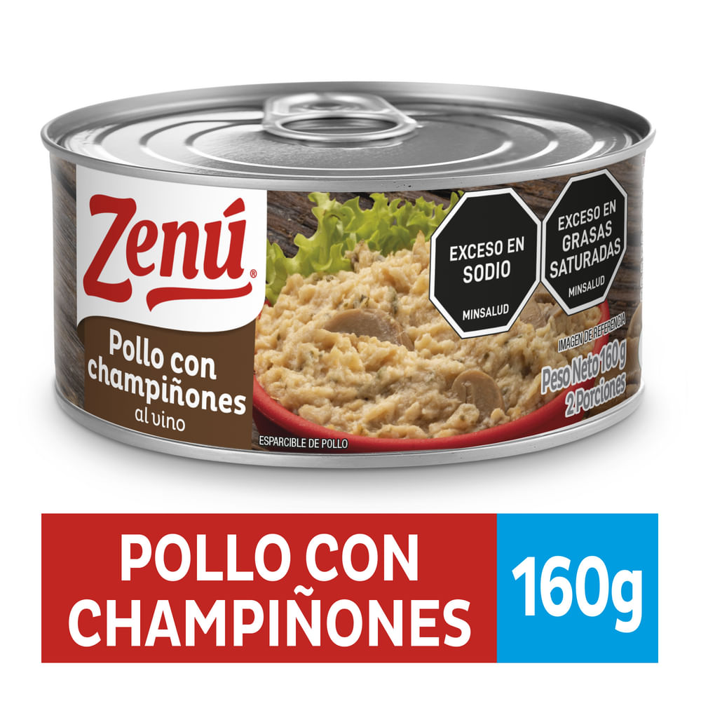 POLLO CON CHAMPIÑION AL VINO*160GR