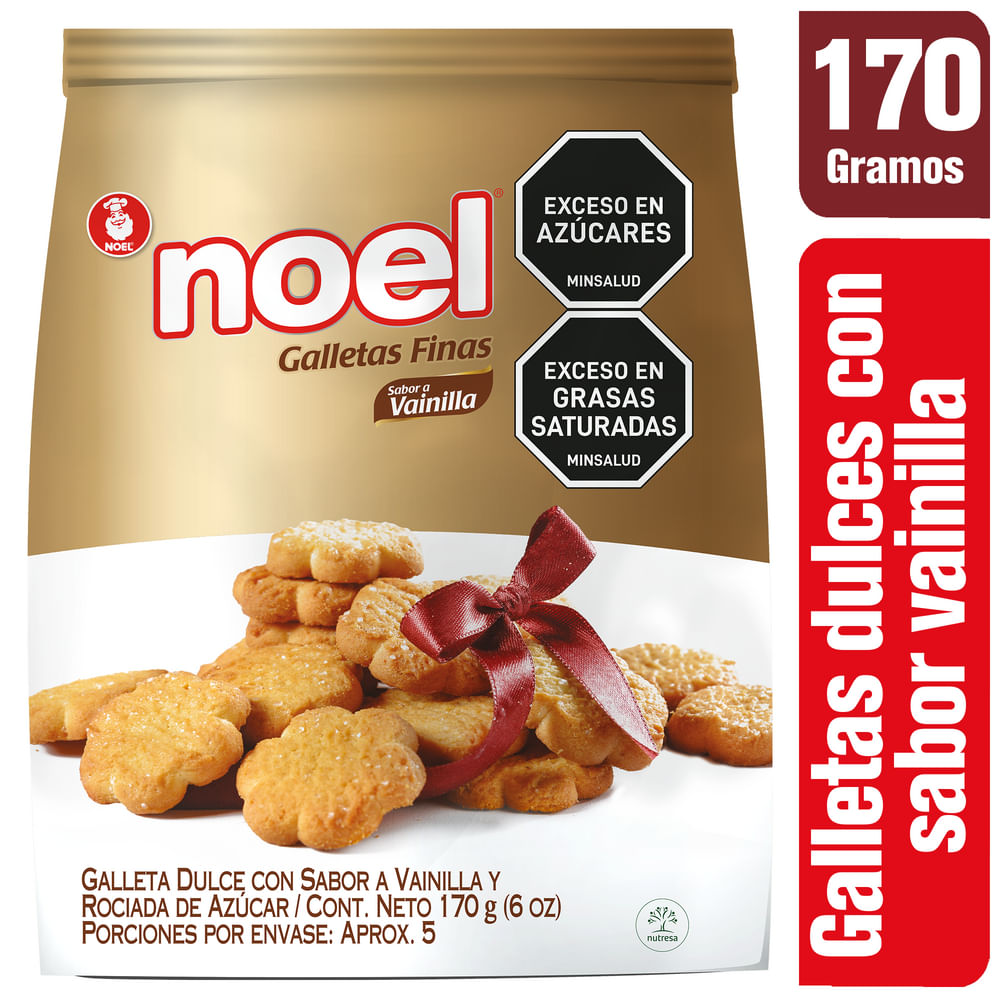GALLETAS FINAS DE VAINILLA NOEL*170GR