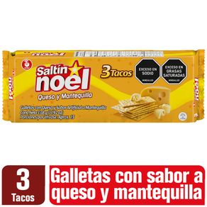 GALLETAS SALTIN NOEL QUESO MANTEQU*338GR