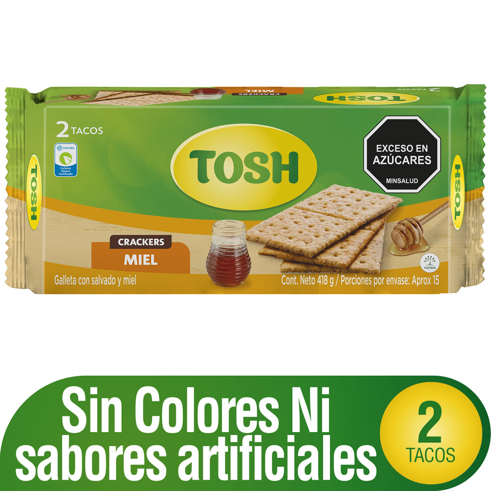 GALLETA TOSH MIEL*418GR