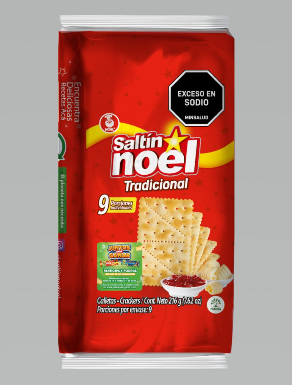 SALTIN NOEL PORCION INDIVIDUAL