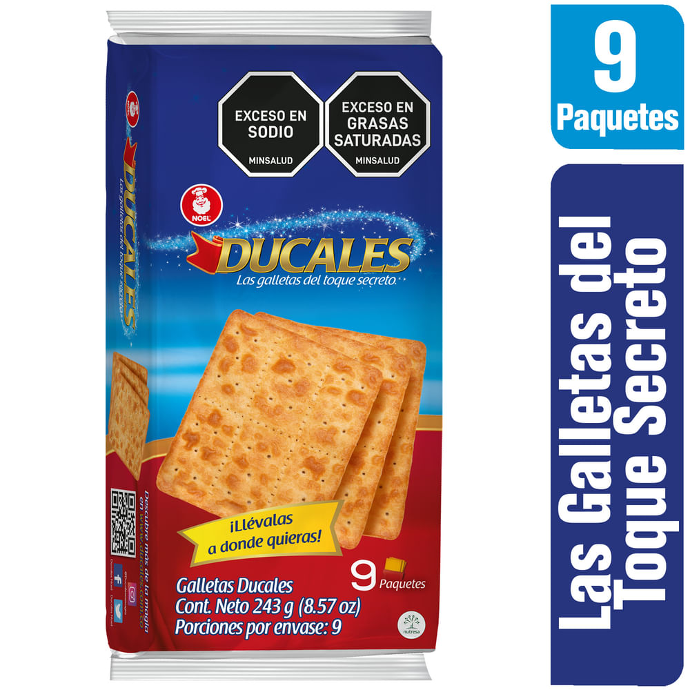 GALLETAS DUCALES BOLSA NOEL  x 9UND