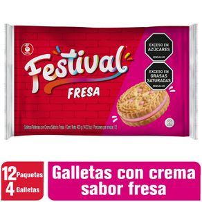 GALLETA FESTIVAL FRESA x 403GR