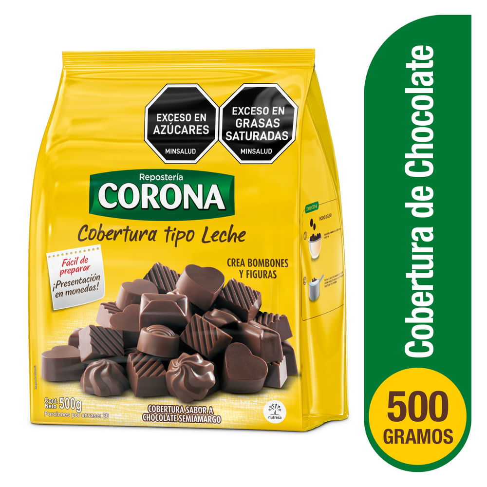 COBERTURA LECHE CORONA x 500GR