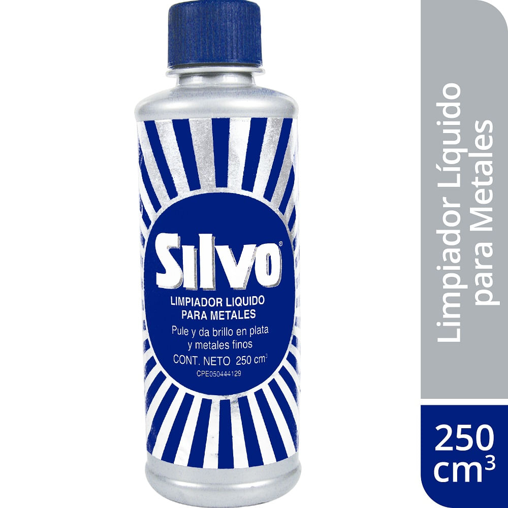 LIMPIA METALES SILVO x 250