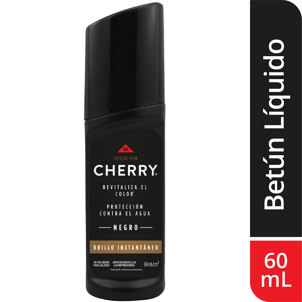 BETUN CHERRY LIQUIDO NEGRO  x 60GR