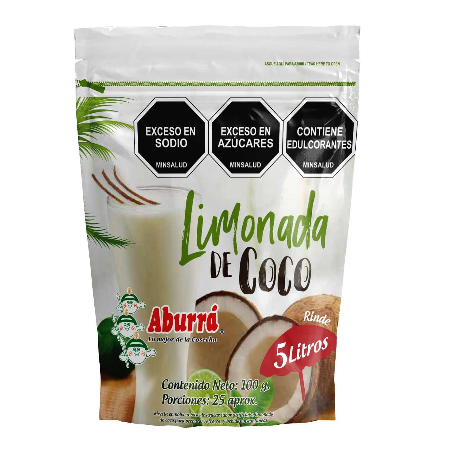LIMONADA DE COCO ABURRA *100GR