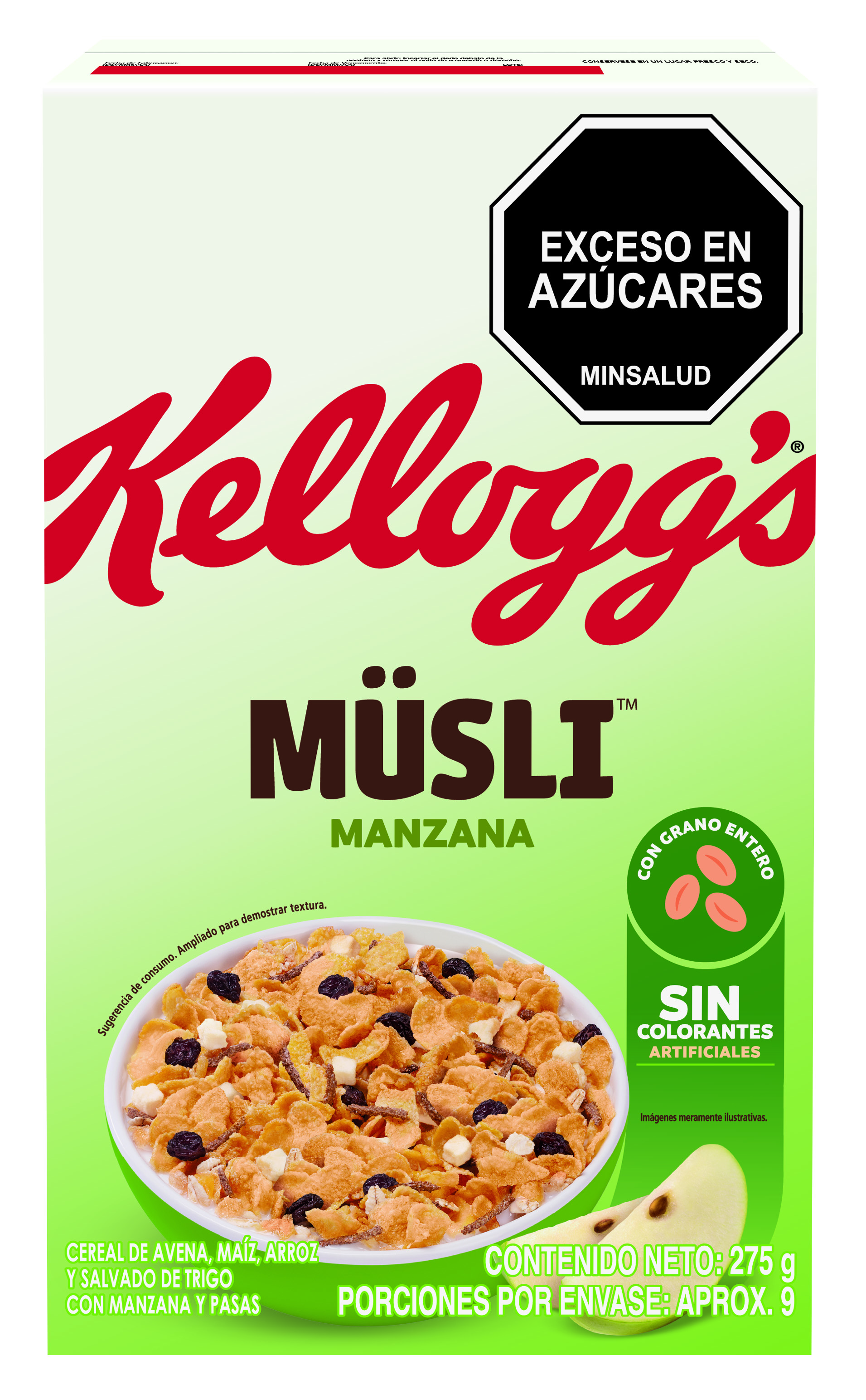 CEREAL MUSLI MANZANA *275GR