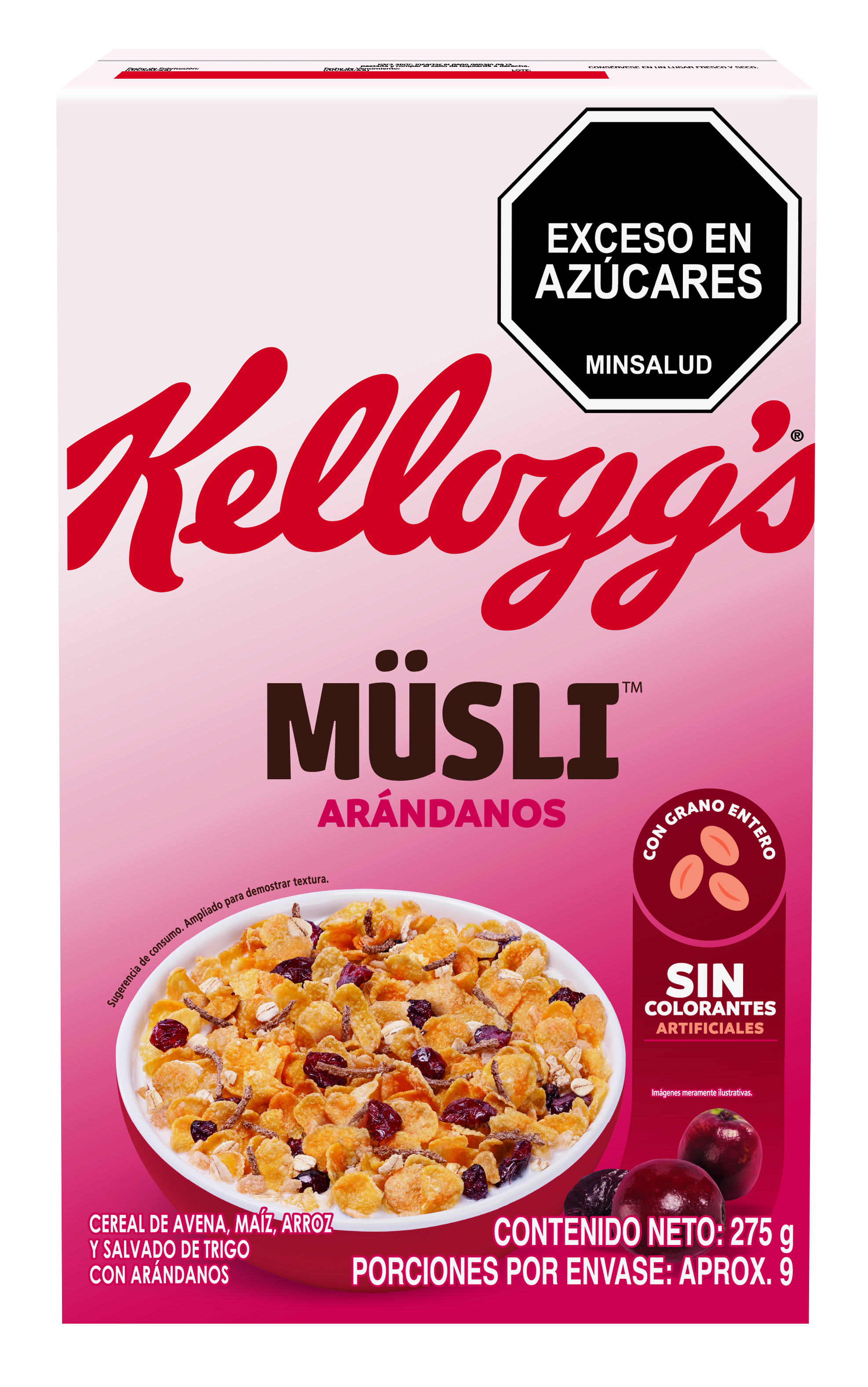 CEREAL MUSLI ARANDANOS *275GR
