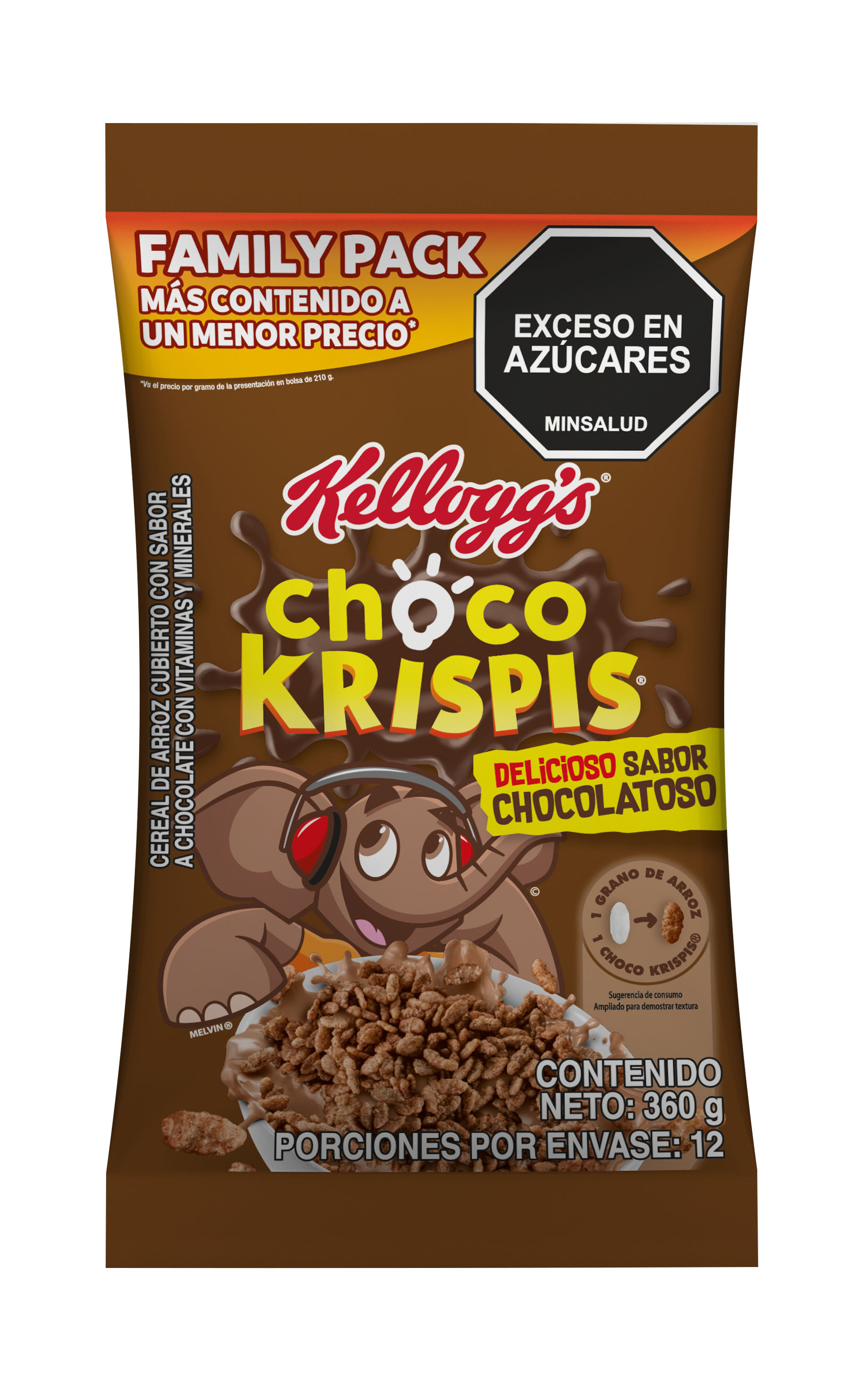 CEREAL CHOCO KRISPIS FAMILY PACK *360GR