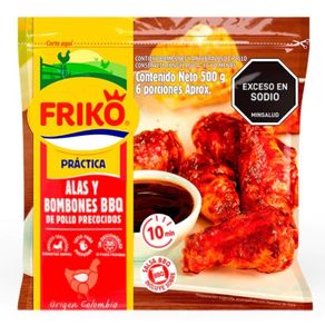 ALITAS FRIKO BBQ CONGELADAS BOLSA *500GR