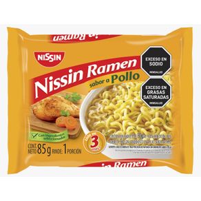 SOPA NISSIN RAMEN POLLO BOLSA *85GR