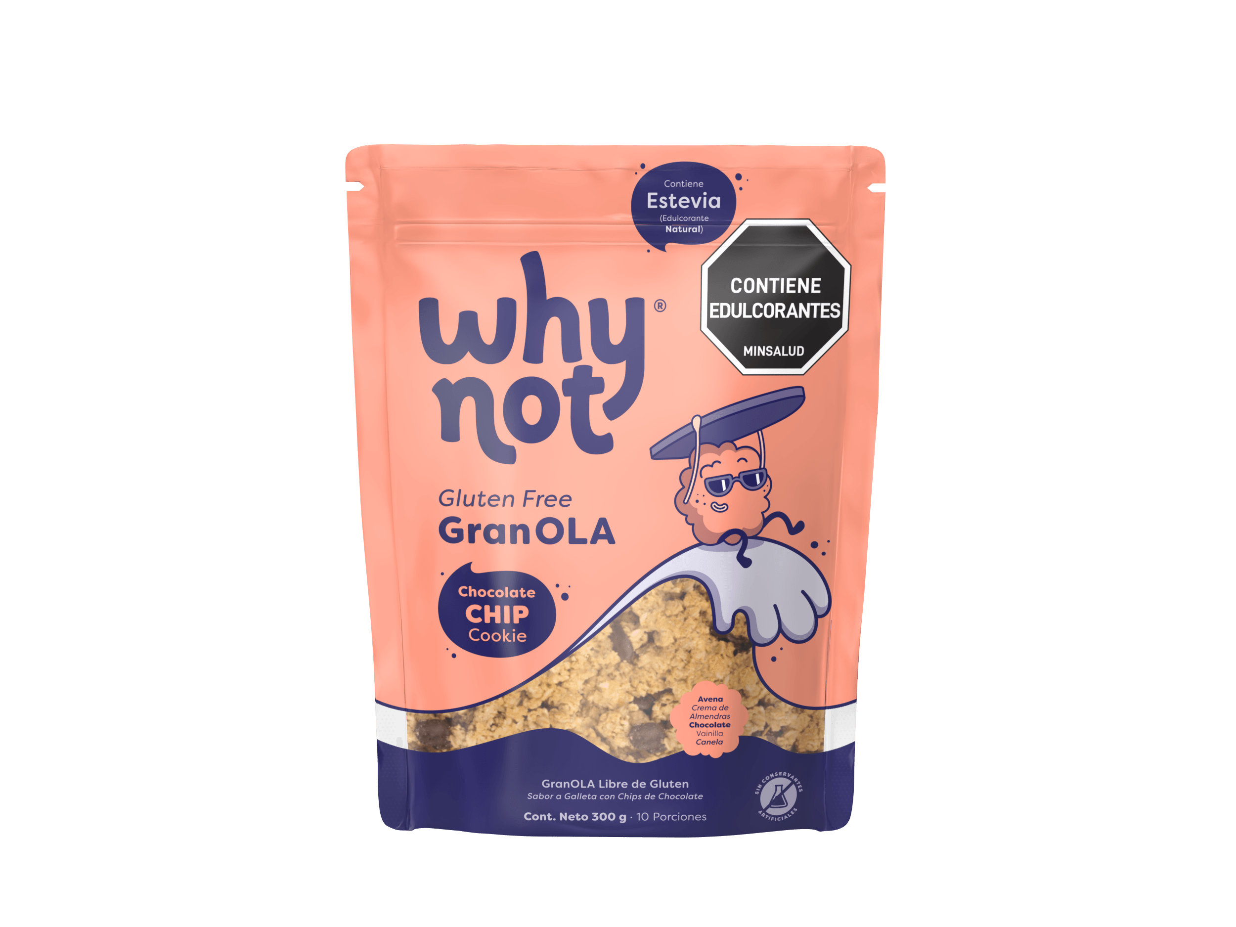 GRANOLA WHY NOT CHOCOLATE CHIPS *300GR