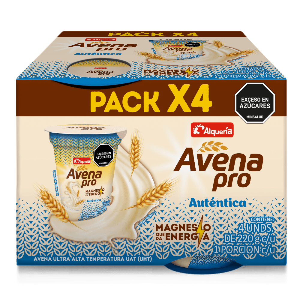 AVENA PRO AUTENTICA VASO X4UND *880GR