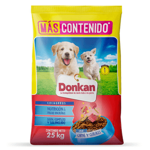Donkan Cachorros Carne Y Cereales X 25 kg