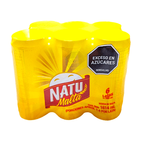 NATUMALTA SIXPACK LATA *1614ML