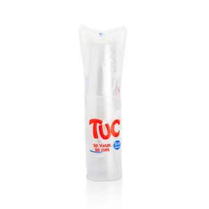 Vaso desechable TUC pp natural 12 onzas x50 unds