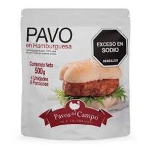HAMBURGUESA DE PAVO*500GR