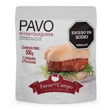 HAMBURGUESA DE PAVO*500GR