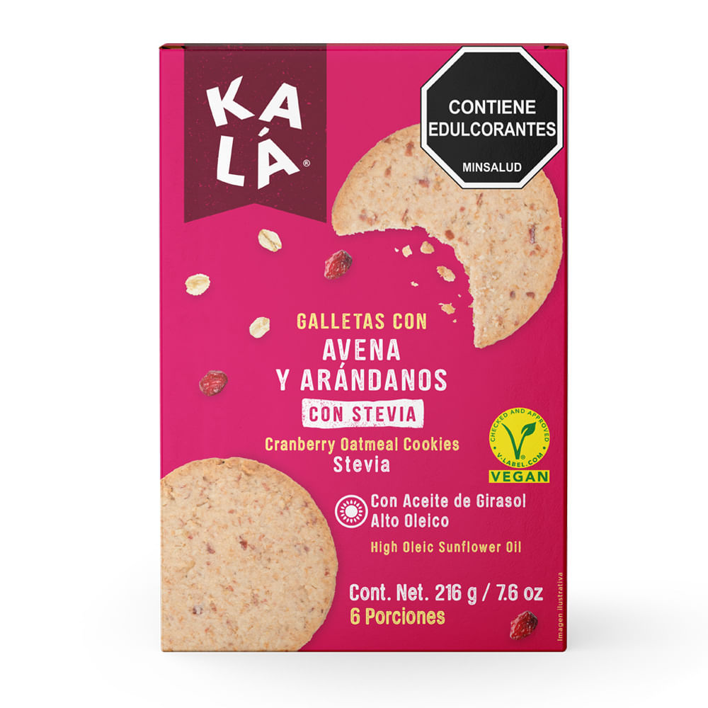 GALLETA KALA AVENA ARANDANOS*216GR