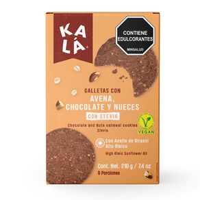 GALLETA KALA AVENA CHOCOLATE NUECES*210G