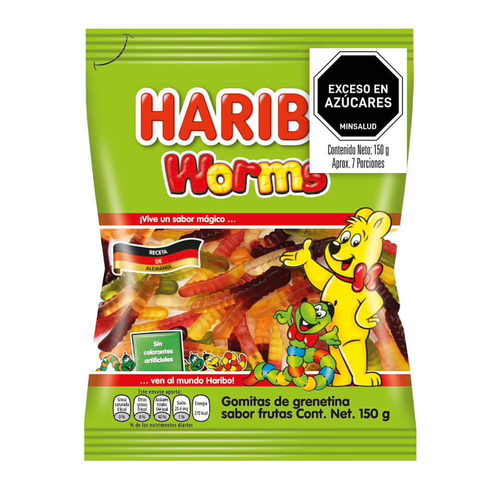 GOMAS WORMS BOLSA GRECO X 150GR