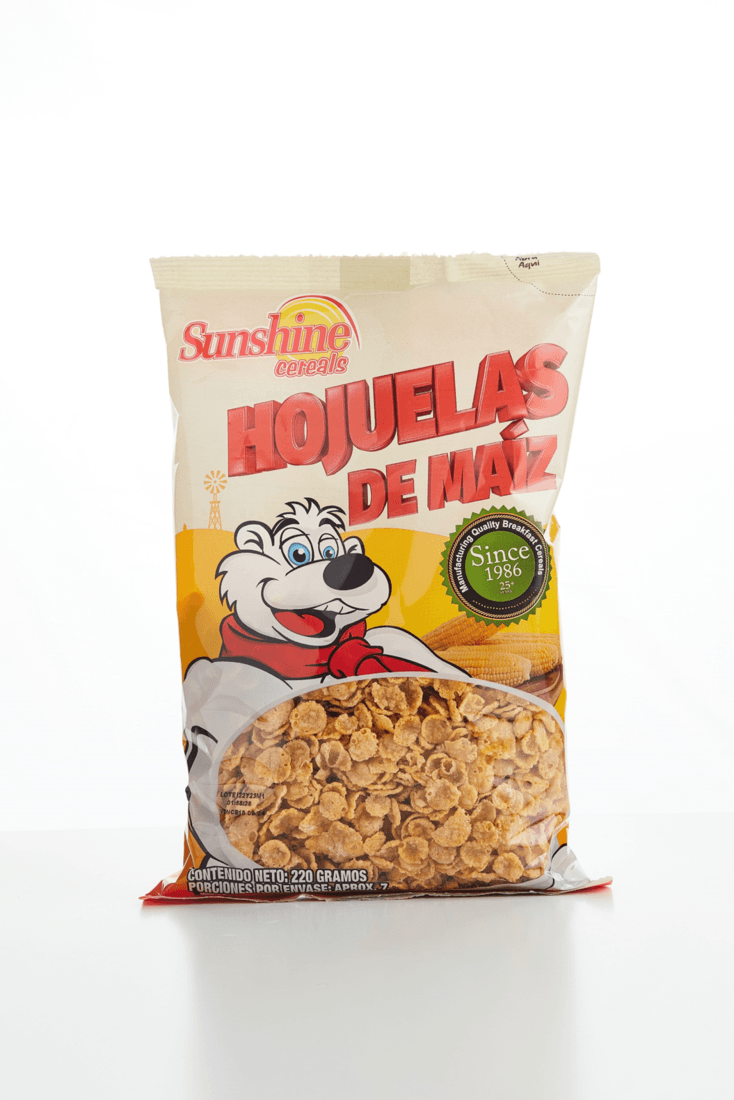 HOJUELA DE MAIZ NATURAL SUNSHINE X 220GR