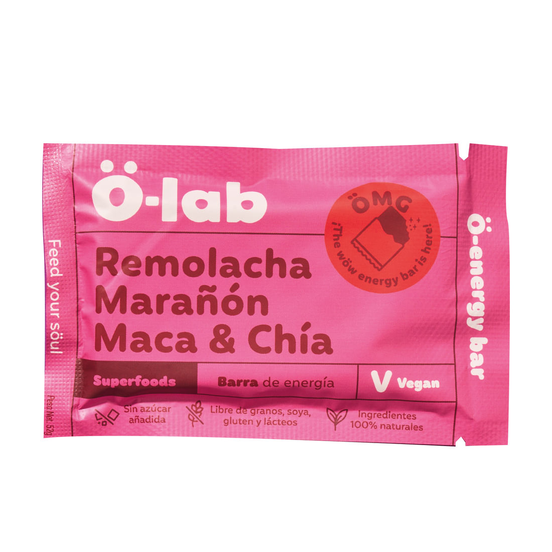BARRA PROTEINA SUPERFOODS Ö-LAB X 50GR