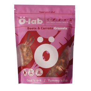 GRANOLA BEETS & CARROTS Ö-LAB FAMI 370GR