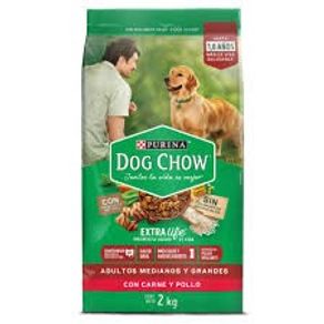 DOG CHOW ADULTOS MEDIANOS Y GRANDES *2KG