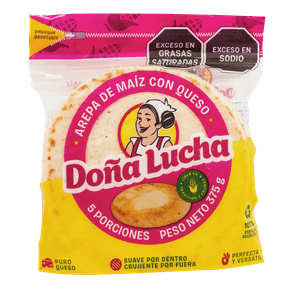 AREPA DE QUESO DOÑA LUCHA  x 375GR
