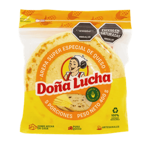 AREPA DE QUESO S/ESPEC DOÑA LUCHA *400GR