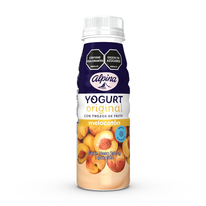 YOGURT ORIGINAL ALPINA MELOCOTON *240GR