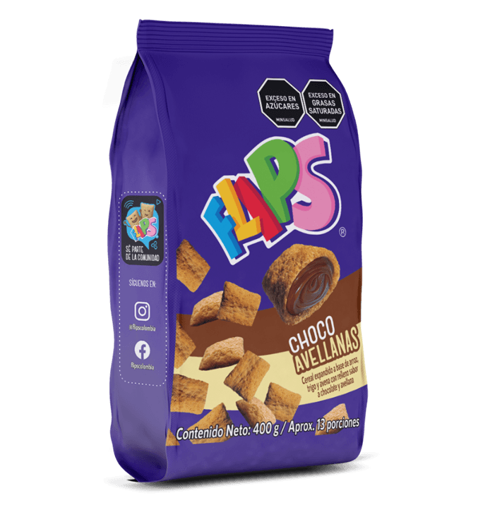 CEREAL FLIPS CHOCOAVELLANA *400GR