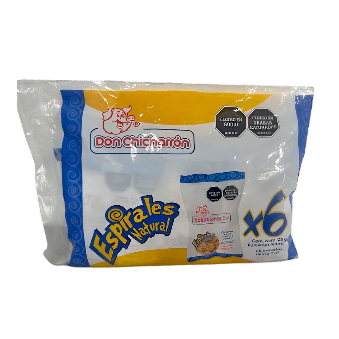 ESPIRAL DON CHICHARRON NAT X6 *126GR