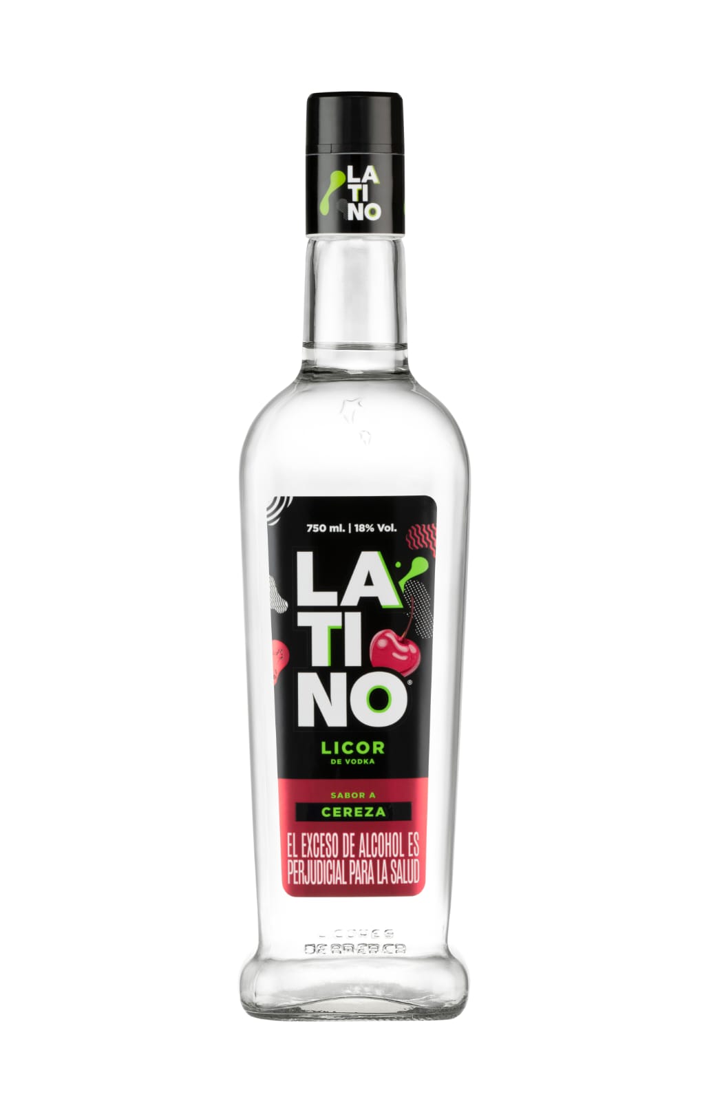 LICOR DE VODKA LATINO CEREZA *750ML