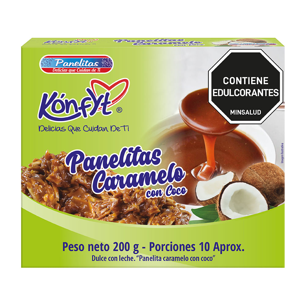 PANELITA CARAMELO S/AZUCAR *200GR