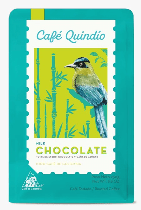 CAFE QUINDIO MILK CHOCOLATE *250GR