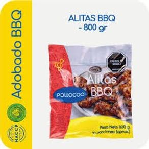 ALITAS POLLO ADOBADAS BBQ POLLOCOA*800GR