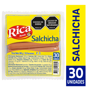SALCHICHA RICA*500GR