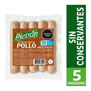 SALCHICHA DE POLLO PIETRAN X 5UND*225GR
