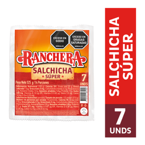 SALCHICHA SUPER RANCHERA *525GR