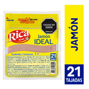 JAMON IDEAL RICA*400GR