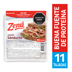 JAMON SANDUCHE ZENU*230GR