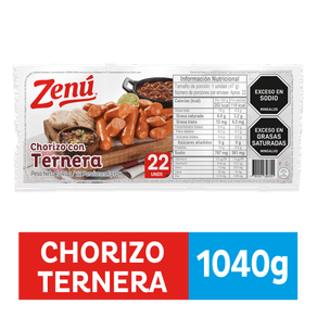 CHORIZO TERNERA ZENU*1040GR