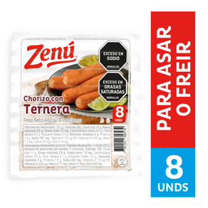 CHORIZO TERNERA ZENU x 440GR