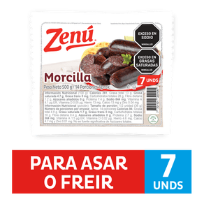MORCILLA ZENU*500GR