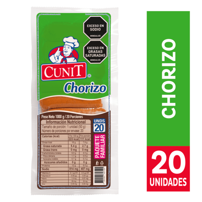 CHORIZO CUNIT  x 1000 GR