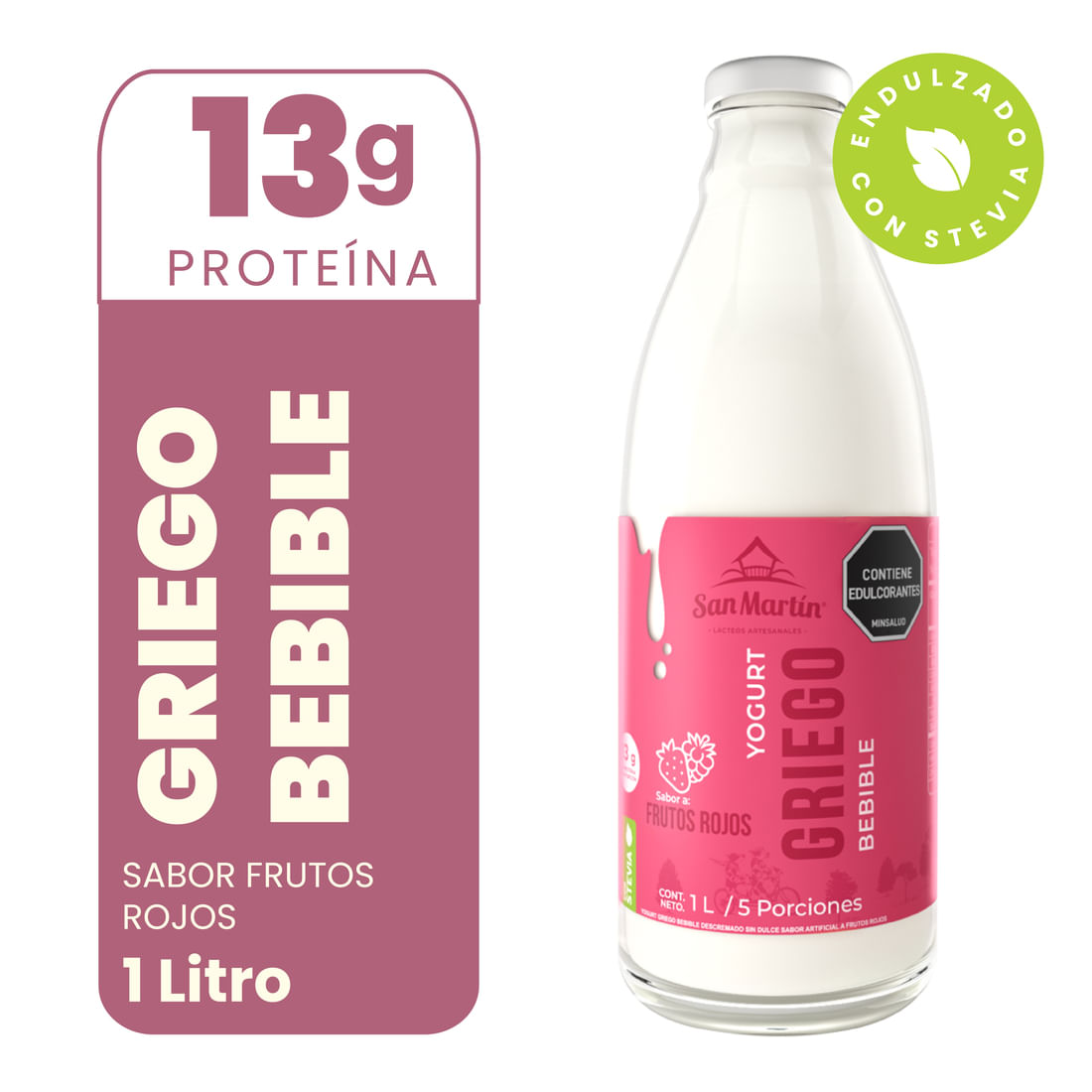 YOGUR GRIEGO FRUTOS/RO SAN MARTINx1000GR