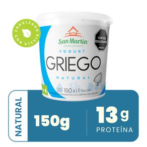 YOGUR GRIEGO NATURAL SAN MARTIN*150GR